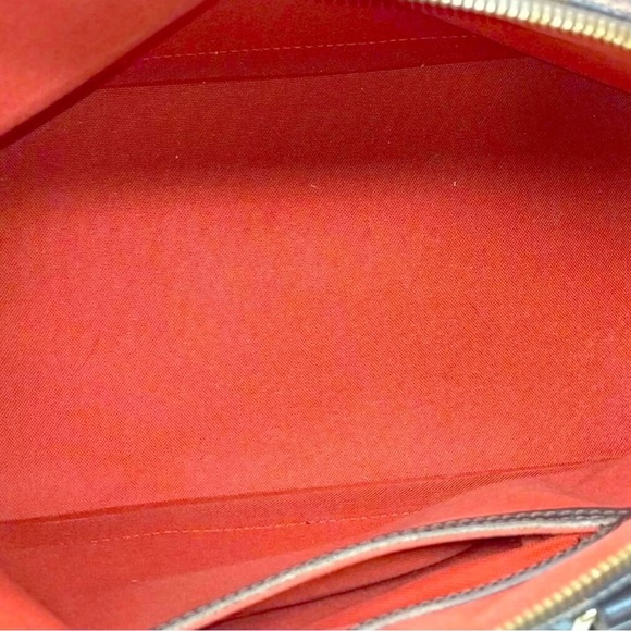 Louis Vuitton Vintage Alma Damier Brown Leather Canvas Handbag - Picture 8 of 13